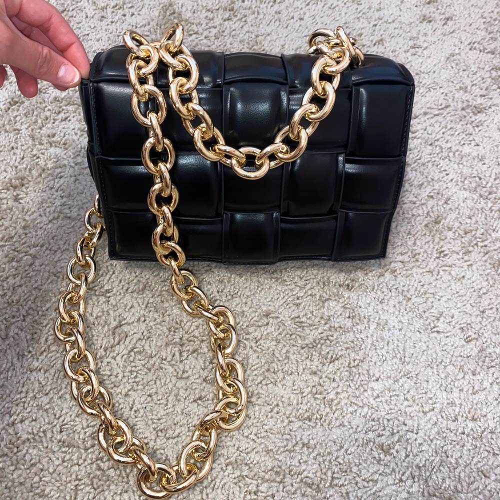 Miss Lola Black Crossbody Purse - trip to Milan / Luxe collection